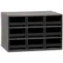 Akro-Mils 9-Drawer Steel Parts Craft Storage Cabinet Hardware Organizer, 19909, (17-Inch W x 11-Inch D x 11-Inch H), Gray Cabinet, Black Drawers Akro-Mils 9-Drawer Steel Parts Craft Storage Cabinet Hardware Organizer, 19909, (17-Inch W x 11-Inch D x 11-Inch H), Gray Cabinet, Black Drawers
