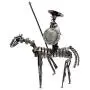 Handmade Auto Parts Rustic Heroic Quixote Sculpture (Mexico) Brown Metal Handmade Auto Parts Rustic Heroic Quixote Sculpture (Mexico) Brown Metal