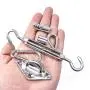 TooTaci Stainless Steel Sun Shade Sails Hardware Kit 5 inch for Triangle Sun Shade Sails Installation, 50FT/1/8'' PVC Coated Stainless Steel Metal Wire Cable Ropes Hardware Kits TooTaci Stainless Steel Sun Shade Sails Hardware Kit 5 inch for Triangle Sun Shade Sails Installation, 50FT/1/8'' PVC Coated Stainless Steel Metal Wire Cable Ropes Hardware Kits