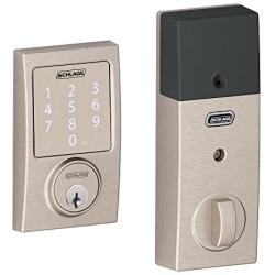 Schlage Sense Smart Deadbolt with Century Trim in Satin Nickel (BE479 CEN 619)