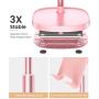 Cell Phone Stand,Angle Height Adjustable LISEN Cell Phone Stand for Desk,Thick Case Friendly Phone Holder Stand for Desk, Compatible with All Mobile Phones-Pink