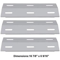 Gloryshine Replacement Stainless Steel Burners & Stainless Steel Heat Plates for Ducane Gas Barbecue Grill 30400040