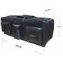 shrxy Metal Detector Carry Bag Portable Waterproof Canvas Storage Bag Double-Layer Carry Tools Organizer Backpack for Metal Detecting