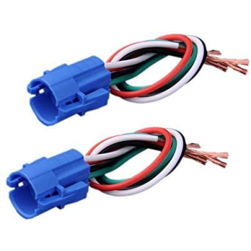 NOT FIT U16C2, 16mm Pigtail, Wire Connector, Socket Plug Only for U16F1/U16F2 /U16F5 Pushbutton Switch (Pack of 2)