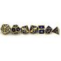 WUXINGMEILI Metal Game Dice Set with Metal Box for Role Playing Game
