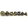 WUXINGMEILI Metal Game Dice Set with Metal Box for Role Playing Game