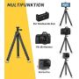 NEW RUICHENG Selfie Stick with Tripod, Extentable Selfie Stick with 360 Rotation Metal Phone Tripod and Wireless Remote for Gopro, Digital Cameras and Cell Phone(Andriod &iOS)