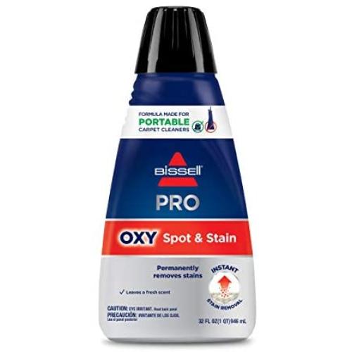 Bissell Professional Spot and Stain + Oxy Portable Machine Formula, 32 oz, 32 Fl Oz