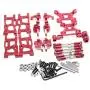 Essenc Upgrade Parts for WLtoys 1: 14 144001 RC Car Metal Steering Swing Arm Base C Rear Hub Seat Servo Pull Rod,Red Essenc Upgrade Parts for WLtoys 1: 14 144001 RC Car Metal Steering Swing Arm Base C Rear Hub Seat Servo Pull Rod,Red