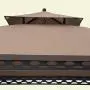 Sunjoy 110109060 Original Replacement Canopy for Pinehurst Small Space Gazebo (8X5 Ft) L-GG093PST-B Sold at BigLots, Khaki