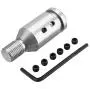 SpeeVech Shift Knob Adapter for Non Threaded Shifters Silver 1.2x1.25 BMW/VW Gear Shifter Adapter SpeeVech Shift Knob Adapter for Non Threaded Shifters Silver 1.2x1.25 BMW/VW Gear Shifter Adapter