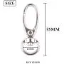 BronaGrand Pack of 50 D Swivel Trigger Clips Hooks Metal Key Ring Lobster Clasps BronaGrand Pack of 50 D Swivel Trigger Clips Hooks Metal Key Ring Lobster Clasps