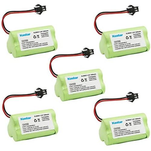 Kastar 5-Pack Ni-MH Battery 3.6V 1200mAh Replacement for Lithonia ELB-B001, Lithonia EU2 LED, M12, Lithonia ELM2LED, Lithonia 00257, Unitech AA900MAH 3.6V Ni-CD Exit Sign Emergency Light Battery