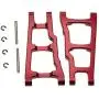 Ky-RC 1 Set Aluminum Alloy Metal Upgrade Chassis Parts Kit for Traxxas Slash 4x4 1/10 RC Car Truck Parts Accessories W001 (Red)