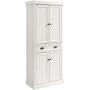 Crosley Furniture Seaside Kitchen Pantry Cabinet - Distressed White