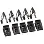Mtsooning 20 Pcs Universal Auto Car Front Console Dash Dashboard Trim Metal Retainer Black Mtsooning 20 Pcs Universal Auto Car Front Console Dash Dashboard Trim Metal Retainer Black