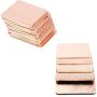 Easycargo 40pcs 6 Sizes 20mm Copper Pad Shim Thermal Assortment Kit, Cooler Copper Pad heatsink for Cooling CPU GPU VGA RAM SSD NVMe M.2 (20x20mmx0.3mm 0.5mm 0.8mm 1mm 1.2mm 1.5mm)