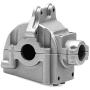 lahomia Metal RC Car Gearbox Upper Lower Gear Box Housing Upgrade Part for Wltoys 144001 1:14 Model Car Buggy Truck Accs - Gearbox Housing Silver