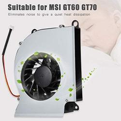 Bewinner Cooling Fan, Quiet Fast Heat Dissipation Internal Cup Fan Cooler for MSI GT60 GT70, Computer Case Fans Heatsinks