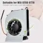 Bewinner Cooling Fan, Quiet Fast Heat Dissipation Internal Cup Fan Cooler for MSI GT60 GT70, Computer Case Fans Heatsinks