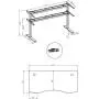 ApexDesk Elite Series 71'' W Electric Height Adjustable Standing Desk (Memory Controller, 71'' Black Top, Black Frame) ApexDesk Elite Series 71'' W Electric Height Adjustable Standing Desk (Memory Controller, 71'' Black Top, Black Frame)