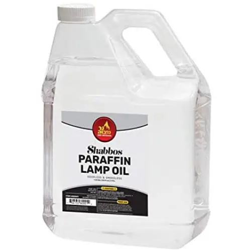 1 Gallon Paraffin Lamp Oil - Clear Smokeless, Odorless, Clean Burning Fuel for Indoor and Outdoor Use - Shabbos Lamp Oil, by Ner Mitzvah 1 Gallon Paraffin Lamp Oil - Clear Smokeless, Odorless, Clean Burning Fuel for Indoor and Outdoor Use - Shabbos Lamp Oil, by Ner Mitzvah