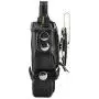 Turtleback Case Made for Unication G4 G5 Voice Pager Fire Radio Phone Black Leather Fitted Case with Heavy Duty Metal Ratcheting Removable Belt Clip
