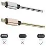 USB to Micro USB Cable Android Charger Cable Fast Charge,Short Micro USB Charging Cable 3FT Pack,USB Micro Cable Micro USB Charge Cable for Samsung Tablet/Galaxy,Kindle Charger Cord,LG,PS4-Silver Gold
