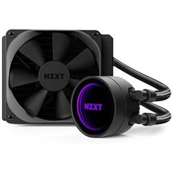 NZXT Kraken M22 120mm - RL-KRM22-01 - AIO RGB CPU Liquid Cooler - CAM-Powered - Infinity Mirror Design - Reinforced Extended Tubing - Aer P120mm PWM Radiator Fan (Included) Black