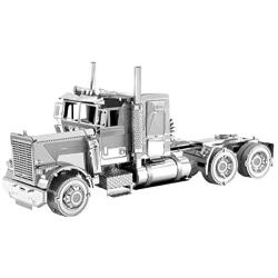 Fascinations Metal Earth Freightliner Long Nose Truck 3D Metal Model Kit