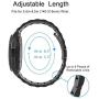 Shangpule Compatible Gear S3 bands, Galaxy Watch 3 45mm Band Galaxy Watch 46mm Bands, 22mm Stainless Steel Metal Replacement Strap Bracelet Compatible Samsung Gear S3 Classic and S3 Frontier Smartwatch (Silver + Gold)