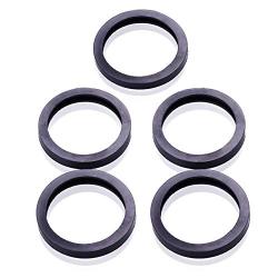 ORANDESIGNE 5 Pack Gas Can Gaskets Replacement Gas Tank Jug Spout Rubber Washer Seal fit for Plastic Tank Gott Rubbermaid Essence Wedco Briggs & Stratton Scepter Moelle Eagle Midwest EZ-pour(5 O ring)