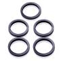 ORANDESIGNE 5 Pack Gas Can Gaskets Replacement Gas Tank Jug Spout Rubber Washer Seal fit for Plastic Tank Gott Rubbermaid Essence Wedco Briggs & Stratton Scepter Moelle Eagle Midwest EZ-pour(5 O ring)