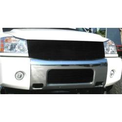 T-Rex Grilles 20780B Horizontal Aluminum Black Finish Replacement Billet Grille for Nissan Titan Armada