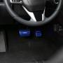 Thenice for 10th Gen Civic Anti-Slip Foot Pedals Aluminum Brake and Accelerator Pedal No Drilling Covers for Honda Civic 2020 2019 2018 2017 -Blue