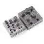 Metal Disc Cutter, 5+7 Holes Circle Round Disc Cutter Set Jewelry Making Metal Cutting Forming Pendant Charm Coin Punch Tool Metal Disc Cutter, 5+7 Holes Circle Round Disc Cutter Set Jewelry Making Metal Cutting Forming Pendant Charm Coin Punch Tool