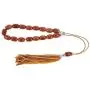 Brown Peridot or Chrysolite Gemstone, Handmade Greek Worry Beads or Komboloi with Alpaca Metal Parts on Pure Silk Cord & Tassel, Length 32cm (12.6) Brown Peridot or Chrysolite Gemstone, Handmade Greek Worry Beads or Komboloi with Alpaca Metal Parts on Pure Silk Cord & Tassel, Length 32cm (12.6)