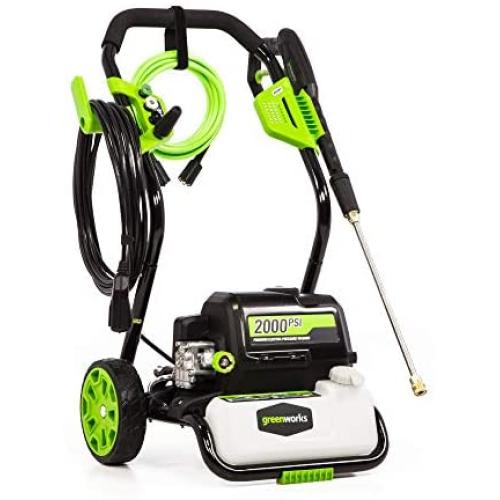 Greenworks GPW2000-1 2000 PSI 1.2 GPM Electric Pressure Washer