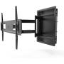 Kanto R500 Recessed In-Wall Full Motion Articulating TV Mount for 46-inch to 80-inch TVs | Ultra Low Profile | Swivel and Tilt Capable | Cable Management for Clean Setup