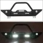 Front Bumper W/Winch Plate & LED Lights D-rings for 2007-2018 Jeep Wrangler JK Front Bumper Front Bumper W/Winch Plate & LED Lights D-rings for 2007-2018 Jeep Wrangler JK Front Bumper