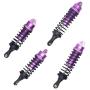 GDOOL Aluminum Alloy Shock Absorber Assembled Full Metal Oil Filled Shocks Front & Rear Replacement of SLA014 for 1/10 Slash 4x4 4WD Upgrade (4-Pack) （Purple)