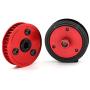 LAFEINA RC Car Belt Drive Transmission Gear System for 1/10 Scale RC Crawler Car Axial SCX10 II 90046 Upgrade Parts (3.2mm Black)
