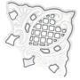 Gilroy Flower Corner Metal Cutting Dies Embossing Stencil Template for DIY Scrapbook Album Invitation Card Craft