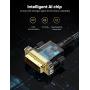 HDMI to DVI Cable (6 Feet) Bi-Directional Nylon Braid Support 1080P Full DVI-D Male to HDMI Male High Speed Adapter Cable Gold Plated for PS4, PS3,HDMI Male A to DVI-D