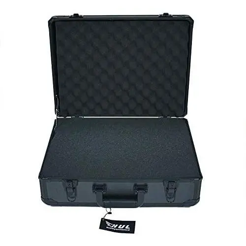 HUL 19in Aluminum Case with Customizable Pluck Foam Interior for Test Instruments Cameras Tools Parts and Accessories HUL 19in Aluminum Case with Customizable Pluck Foam Interior for Test Instruments Cameras Tools Parts and Accessories