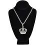 Kicko Assorted Bling Symbol Necklace - 12 Pieces, Shiny and Sparkly Accessories for Men and Women, Silver Chains, Metal Pendants, Ideas, Attain that Swag Look, Fashion Trends