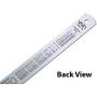 VINCA SSRA-06 Stainless Steel Office Drawing Ruler 0-6 Inch 0-15cm with Conversion Table Measuring Tool