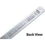 VINCA SSRA-06 Stainless Steel Office Drawing Ruler 0-6 Inch 0-15cm with Conversion Table Measuring Tool