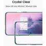 DTTO for Oneplus 7 Pro Case, Soft TPU Clear Stylish Cover All-Round Protection Anti-Falling Case with Metal Luster Edge for Oneplus 7 Pro,Mint Green