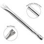 Hisencn Repair Kit Replacement Parts for Sunbeam, Nexgrill, Grill Master 720-0697, Nexgrill 720-0783C, 720-0783E Gas Grill Models Stainless Steel Burner Tube, Heat Plates